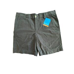 Columbia Mens Lookout Pass Omni-Shade Shorts 34 Waist 9" Inseam Brown Gray NWT